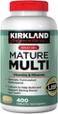 KIRKLAND Signature Adulte 50+ Multivitamines et minéraux, 400 comprimés (2 pack)