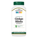 21ème siècle Ginkgo Biloba Extract Veg-Capsules, 200-Count (21687)