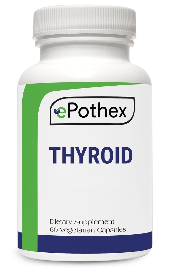 Thyroïde Bovin déshydraté à l'herbe brute - Thyroïde et soutien énergétique - Nouvelle-Zélande Source, 60 Capsules