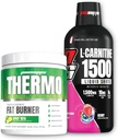PROSUPPS Thermo Fat Burning Thermogenic Powder Spicy Rita et 1500 L-Carnitine Berry - Gestion du poids et préentraînement - Énergie, humeur, contrôle de l'appétit -