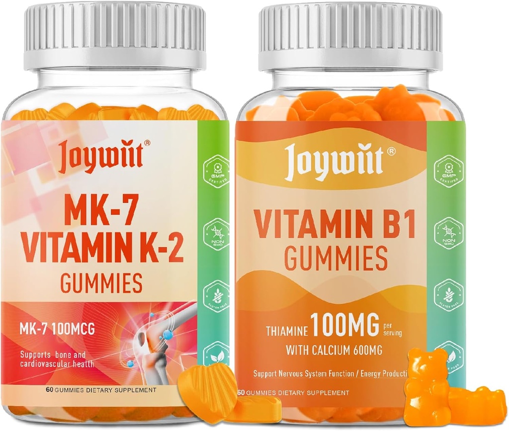 Gommies de vitamine B1 et Gommies de vitamine K2 MK7