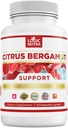 Citrus Bergamote Complex 1000mg Portion (2 capsules) — Contient Citrus Bergamonte Extrait 10:1 – Citrus Bergamia mélange breveté - végétalien et non-OGM — 60 capsules