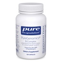 Pure Encapsulations PureGenomics B-Complex - Large spectre B Vitamine support pour l'expression génétique, la fonction cellulaire, la production d'hormones et le métabolisme énergétique* - avec vitamine B12 et B6-120 Capsules