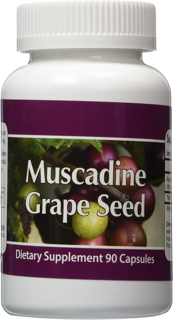 Muscadine Graines de raisin 90 Bouteilles de comptage