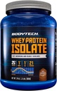 BODYTECH Whey Protein Isolate Powder - 25 grammes de protéines par portion, idéal pour la construction et la croissance musculaires après l'entraînement, riche saveur de chocolat, contient du lait et du soja (1,5 livre/ 21 portions)