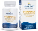 Nordic Naturals Vitamine A + Caroténoïdes, non aromatisés - 30 gels mous - Lycopène et Astaxanthine - Soutient la peau, la santé cellulaire - Non-OGM - 30 portions