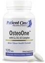 Patiente One OsteoOne. Supplément pour soutenir la santé des os et l'absorption de calcium avec du calcium, des vitamines D3 et K2 et plus