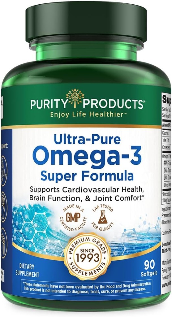 Purity Products - Ultra Pure Omega 3 Super Formula 90 Softgels