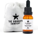 The Goodbye Company Sérum de soulagement d'hémorroïdes organiques - Traitement naturel de Hazel de sorcière pour la douleur, la démangeaison et l'gonflement - Formule d'apaisement externe interne - Vegan, USA Made, 15mL