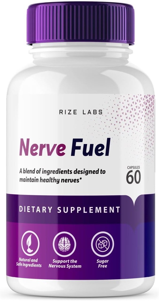 labs de taille - supplément de capsule de carburant Nerve utilisé pour réduire l'intensité et la fréquence de la douleur Nerve, pilules pour restaurer l'énergie, pour atténuer la douleur de fin de nerve (60 capsules)