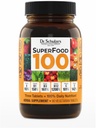 Superfood de Dr Schulze 100 - Supplément quotidien pour soutenir le bien-être général - Mutivatamine Soutien à la nutrition cellulaire et à l'énergie - Ingrédients propres - Sans gluten et sans lait - 90 Nombre