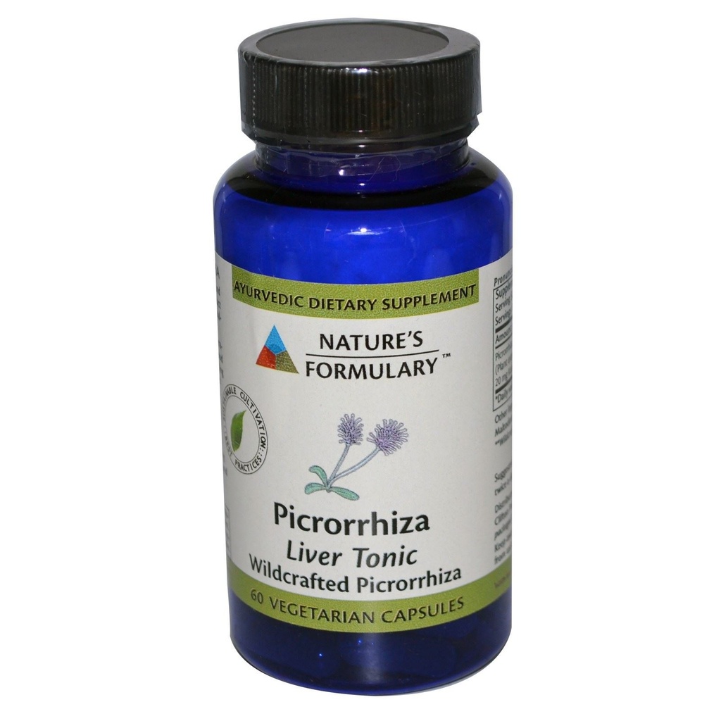 Préparation de la nature Picrorrhiza Capsules végétariennes, 60 Nombre