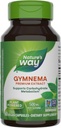 Nature's Way Gymnema Premium Extract, supporte le métabolisme des glucides*, 500 mg par portion, projet non-OGM vérifié, 60 capsules végétales (paquetage mai vary)