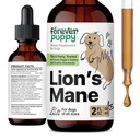 Supplément de champignons pour chiens pour chiots - Soutien Cerveau et Focus - Champignon liquide pour chiens - Vitamines de canine et suppléments - gouttes sans sucre et sans alcool - 2 fl oz
