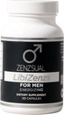 ZENZSUAL LibiZenzs Hommes - Complément alimentaire naturel Mélange avec Ginseng, Racine de Maca, Ashwagandha - Augmente les niveaux de testostérone - Sans gluten (120 capsules)