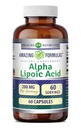 Formules étonnantes Acide alpha lipoïque (complément de 200 Mg) Capsules non-OGM (sans gluten) Fabriquées aux États-Unis (1 Pack, 60)