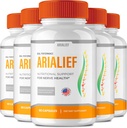 Aralief Capsules pour la neuropathie, Aralief pour la neuropathie, Arialief primepalm pour la neuropathie et la sciatique, Arialief Primepalm Supplément pilules, Arialief Vitamine Reviews (5 Pack)