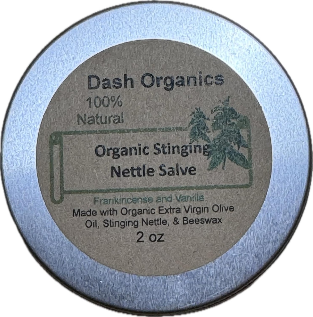 DASH Organics Organic Stinging Nettle Salve.