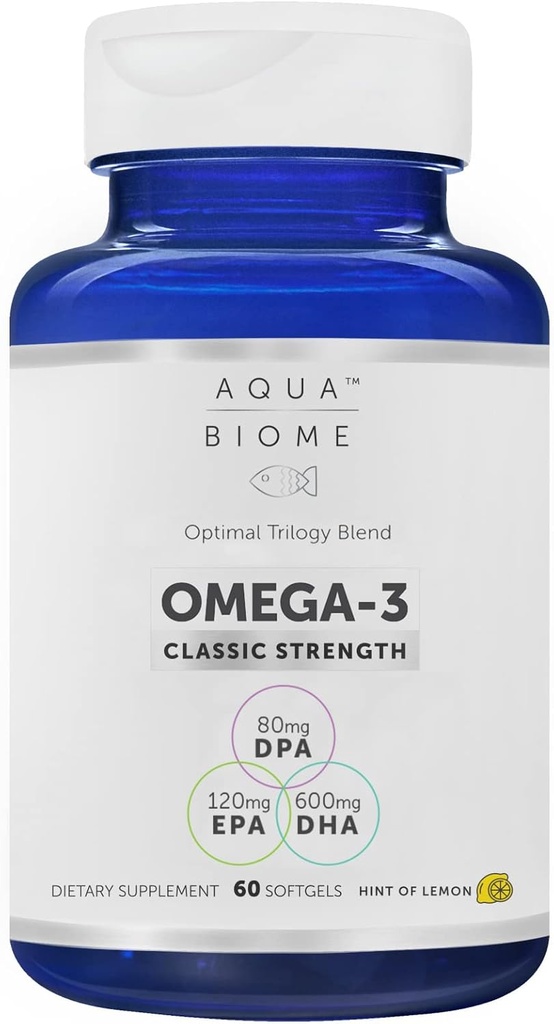 Enzymedica huile de poisson de haute puissance, EPA DHA Omega 3 supplément 1 mois d'approvisionnement