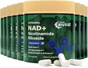 Supplément NAD, NAD Nicotinamide Riboside 900 Mg pour hommes et femmes, NAD+ liposomale Supplément avec le riboside de Nicotinamide, resvératrol & Quercetin, Energy, Boost NAD+, 900 Capsules
