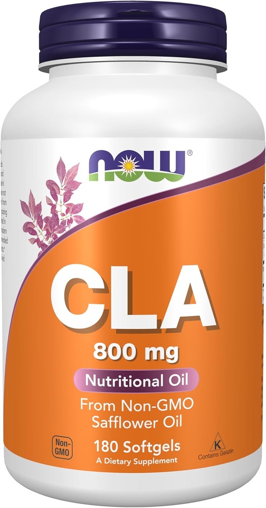 Suppléments, CLA (acide linoléique conjugué) 800 mg, huile nutritive, 180 softgels
