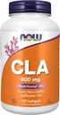 Suppléments, CLA (acide linoléique conjugué) 800 mg, huile nutritive, 180 softgels