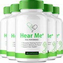 Hear Me + Relief d'acouphène pour les capsules d'oreilles sonnantes, HearMe + Supplément santé de l'oreille, HearMe Plus - Force maximale, Hear Me Plus Formule de soutien avancée Avis (5 Pack)
