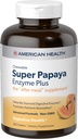 Produits de santé américains Super Papaya Enzyme Plus 360 comprimés