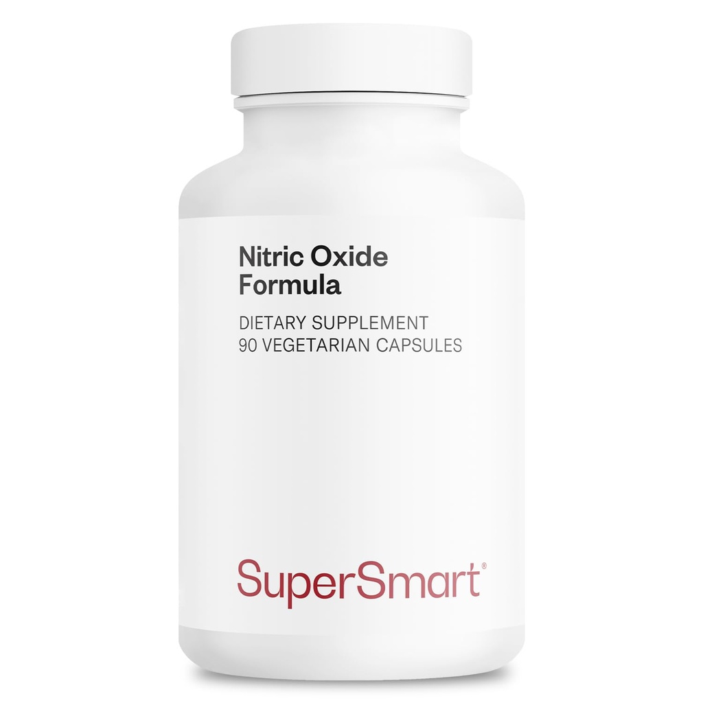 Supersmart - Formule d'oxyde nitrique (formule avancée) - avec L-Citrulline Malate, L-Arginine AAKG, Vinitrox - Supplément d'oxyde nitrique pour les hommes et les femmes