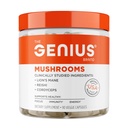La marque Genius Champignons Genius - Supplément à base de plantes pour Imune, Focus & Energy Support - Lion's Mane, Cordyceps & Reishi - Organic & Non-OGM - 90 Capsules de Veggie