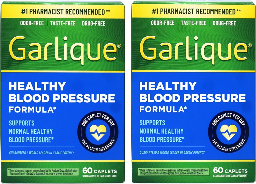 Garlique Formule de pression artérielle saine 60 ct (compte de 60 (paquet de 2))