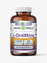 Formules étonnantes L-Ornithine Supplément de 1500 Mg par service de 250 Capsules Véggies de 250 € Sans GMO