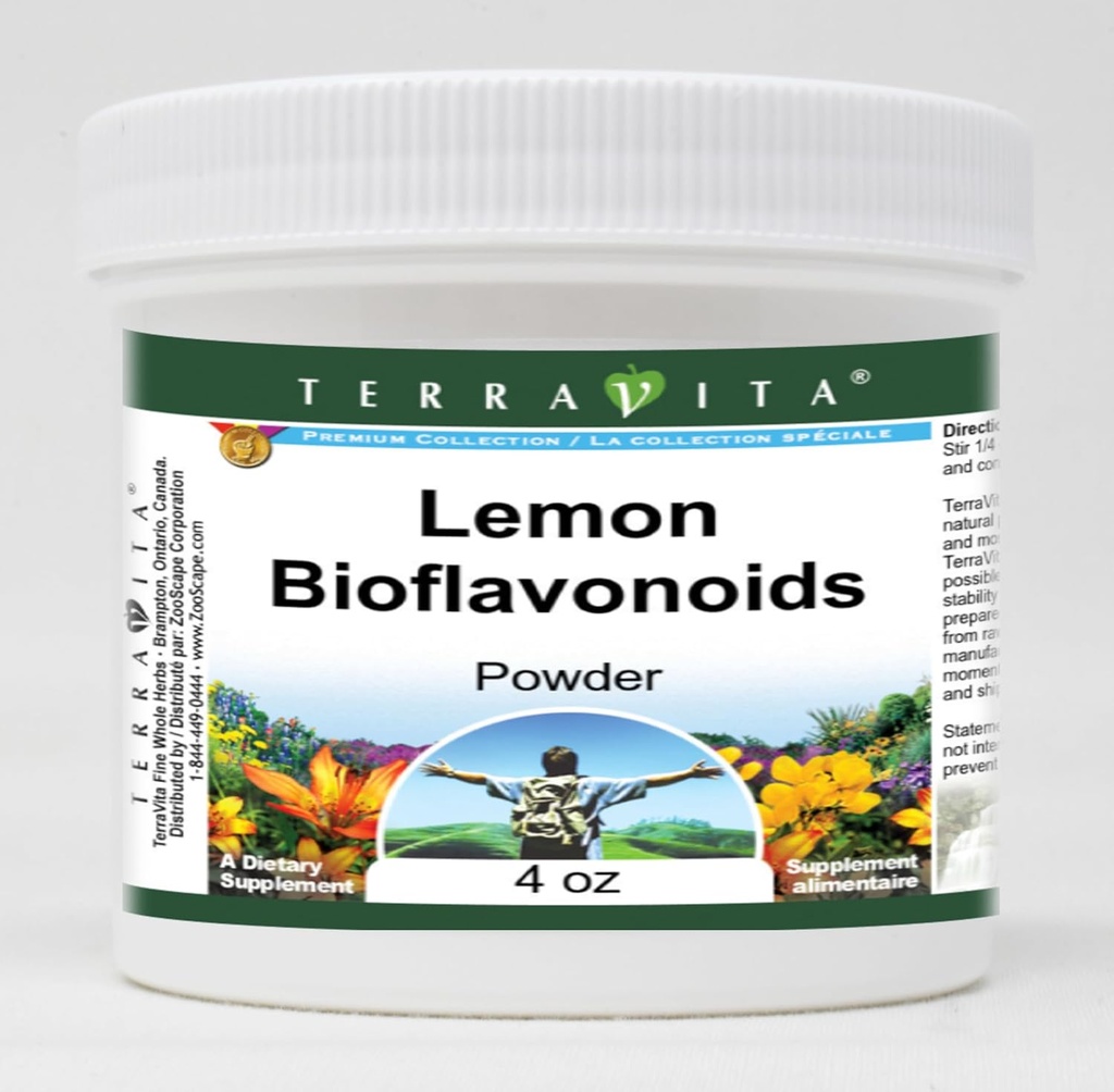 Terravita Lemon Bioflavonoïdes Poudre (4 oz, ZIN: 521776)