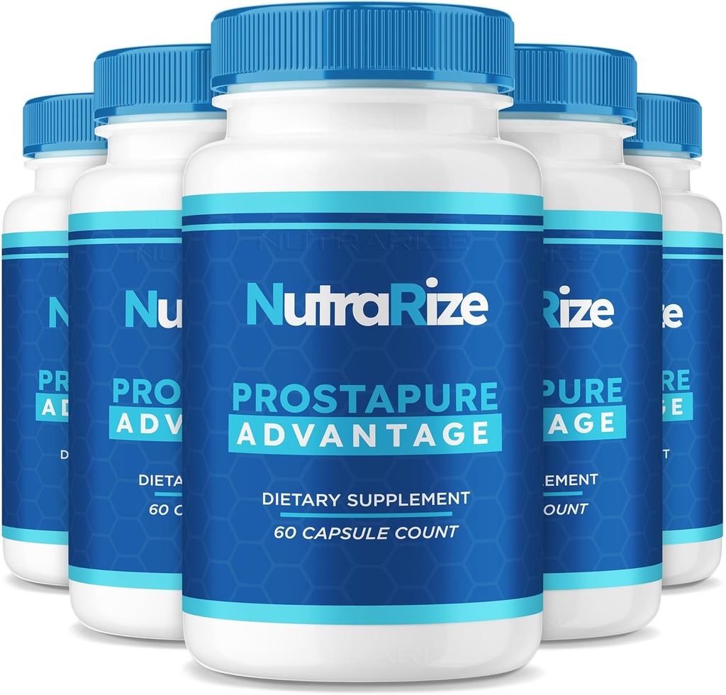 (5 Pack) Capsules Prostapure, Prostapure Advantage Prostate Supplement, formule avancée officielle tout naturel, pilules de force maximale pour soutenir la santé globale, Prosta Pure Reviews (300 Capsules)