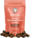 Supplément de champignons de Lolahemp pour chiens - Tail, Reishi, Shiitake, Maitake & Lion's Mane