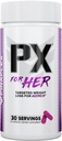 FINAFLEX PX pour HER - 60 capsules - Améliore le métabolisme thermogénique avec la caféine, Ashwagandha & DIM - 30 portions