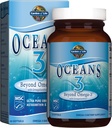 Garden of Life Oceans 3 Beyond Omega-3 with OmegaXanthin, EPA, DHA Supplements, Fish Oil with 1200 mg Omega 3, Astaxanthin & Brown Seaweed Extract - 60 Softgels