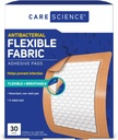 Tissu de soins de la science Bandes adhésives, 3x4 pouces extra grande bande flexible non-stic, aide à prévenir l'infection, protection respirante, pour les premiers soins et les soins de la plaie, 30 comte