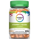 Rainbow lumière haute puissance vitamine C Gummies, supplément de gummy fournit un soutien antioxydant et immunitaire, avec vitamine C, végétalien et sans gluten, 60 comte