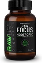 Focus brut Nootropics Brain Boost - 30 portions - Améliorer la concentration - Boost Créativité Mémoire et Cognition - Toute la formulation naturelle