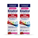 Émetrol Protection des enfants contre les nausées liquides non somnolentes - Médecine de l'estomac à l'envers - Protection des enfants contre les nausées - Flaveur de baies mixtes - 4fl oz, 2 pack