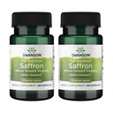 Swanson Full Spectrum Safran (Whole Ground Stigmas)-Herbal Supplément Promotion de l'humeur naturelle Support et gestion du stress - Supplément Safran espagnol biologique-(60 Capsules Veggie, 15mg Chaque) 2 Pack