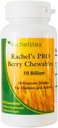 Rachels Pro Berry Chewables 10 milliards de souches gastro-intestinales, enfants et adultes 50 mâchettes Grand goût