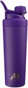 AeroBottle Cryo Shaker Cup, Bouteille d'eau en acier inoxydable isolé et agitateur de protéines, mélange protéines et pré-travail sans technologie de mélange turbulent, pas de boule de mélange ou de wisk, 26oz, Nightfall Purple