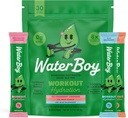 Waterboy entraînement Hydratation $ 2,960mg sans sucre électrolyte en poudre Packets $ L-glutamine + vitamines $ Pas de sucre, tout naturel, sans gluten (Variété)