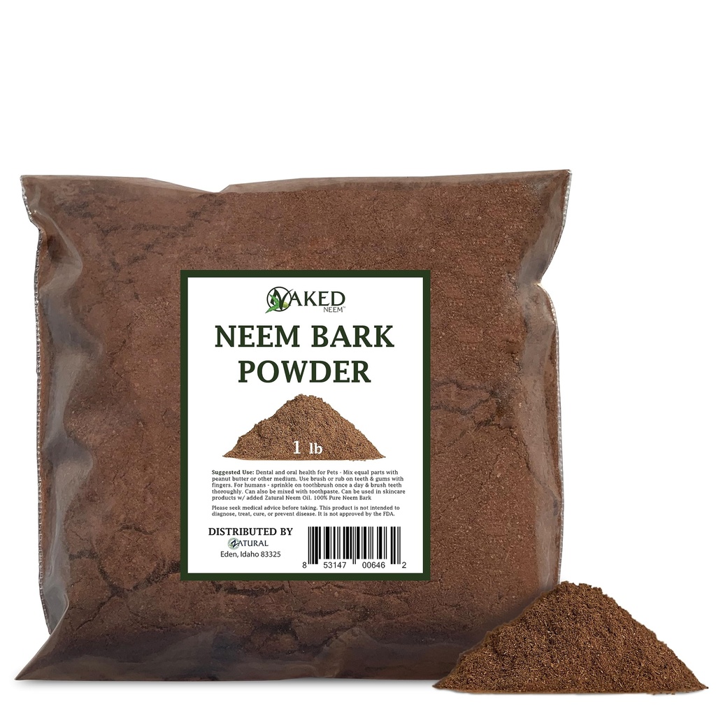 Neem Bark Dental & Digestion Support - Poudre de dent 16oz