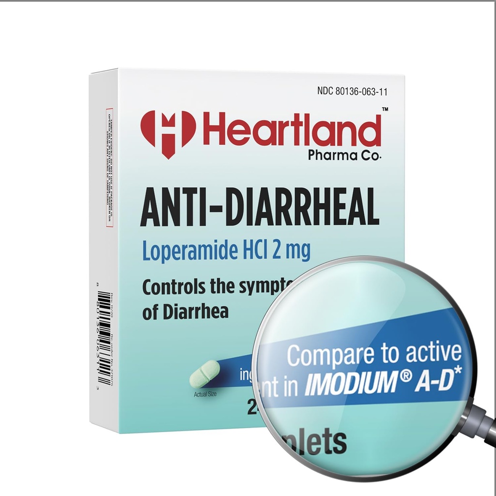 Lopéramide HCL 2mg Caplet de 2mg Médicaments antidiarrhéiques