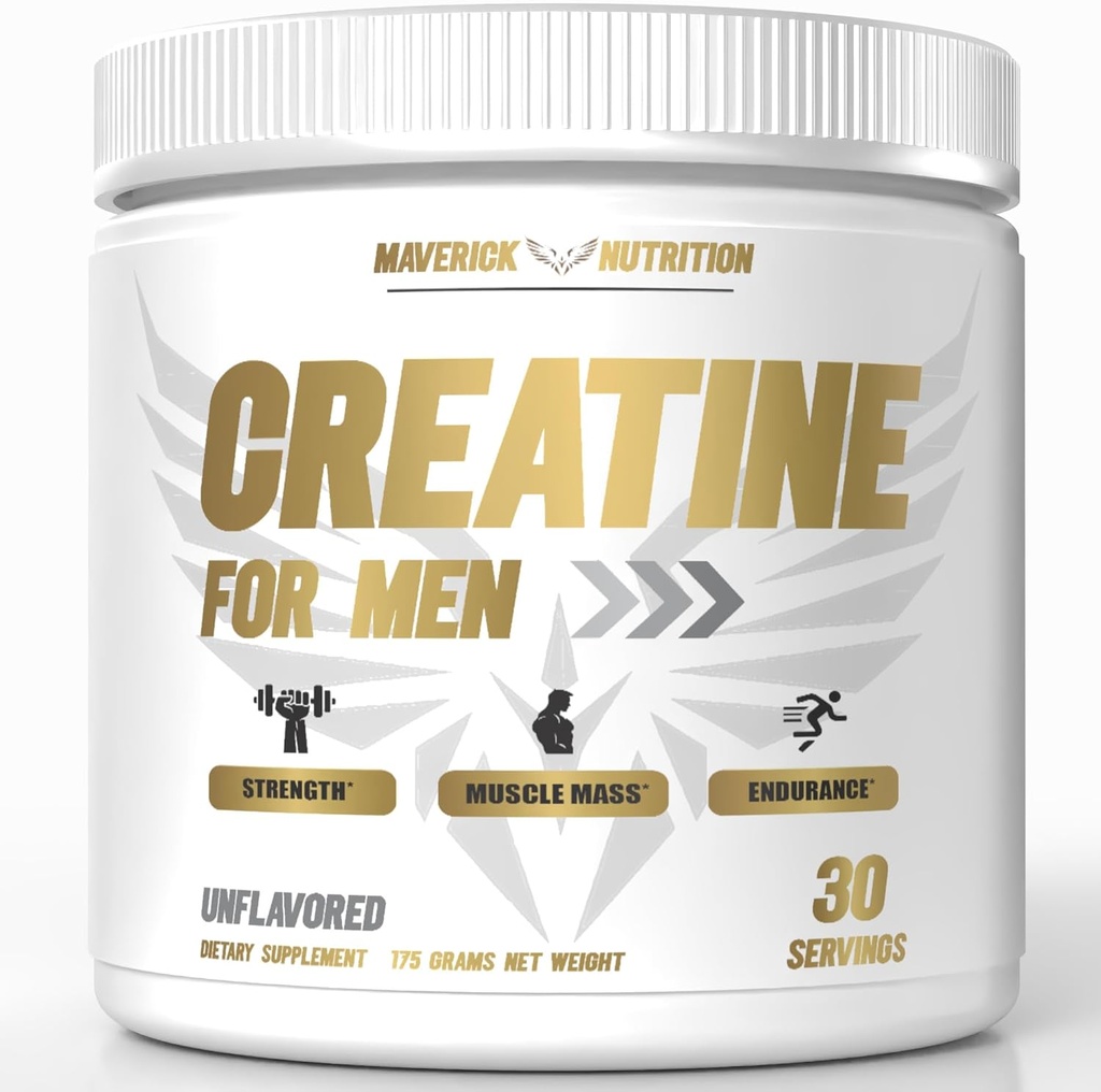 Creatine HMB - Poudre de créatine pour homme - Poudre de créatine - Supplément de créatine - Creatine pour homme - Creatine HMB - Créatine - Monohydrate de créatine - 30 portions - Non aromatisé (Mens Creatine)