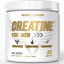 Creatine HMB - Poudre de créatine pour homme - Poudre de créatine - Supplément de créatine - Creatine pour homme - Creatine HMB - Créatine - Monohydrate de créatine - 30 portions - Non aromatisé (Mens Creatine)
