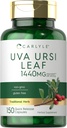 Carlyle Uva Ursi Capsules: 1440mg: 150 Count: 150 Extrait de feuille d'herbe non-OGM: Supplément sans gluten